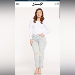 Seven weekend slim, fit jeans